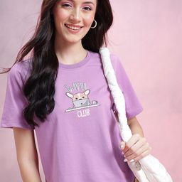 DressBerry Graphic Printed Pure Cotton T-shirt-image-36