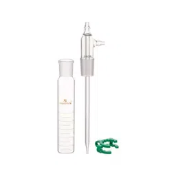 Supertek 240 ml Clear Graduated Impinger For Sampling Small Gas Volume, 17.175.0240 (Pack of 5) image 3