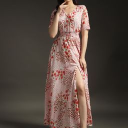 emeros Floral Print Georgette A-Line Maxi Dress-picture-39