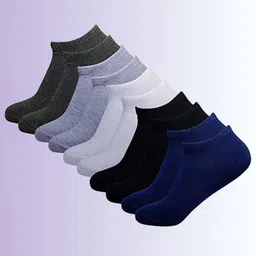 MJE Men Pack Of 5 Ankle Length Socks-19