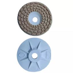 Sarrah 100 mm (4 Inch) 60 Grit Diamond Polishing Pad Assorted (Pack of 10 Pcs)-picture-45