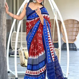 Anouk Women Ethnic Motifs Printed Pure Cotton Saree-picture-37