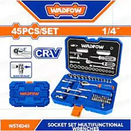 WADFOW WST4D45 1/4 Inch Cr-V Socket Set-32