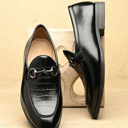 INVICTUS Men Round Toe Formal Loafers-image-85