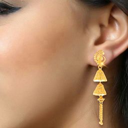 DIVASTRI Floral Jhumkas Earrings-56