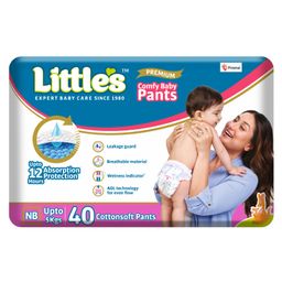 Little's Comfy Baby Pant Style Diaper Extra Small - 40 Pieces-12
