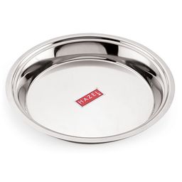 HAZEL Stainless Steel Atta Parat For Kitchen Silver -  2400 ml-image-52