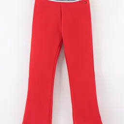 Tommy Hilfiger Full Length Solid Color Legging - Red-picture-29