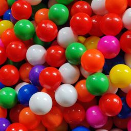 EEVOVEE 75 pcs Kids Plastic Pool Balls Non Toxic Safe & Soft Balls Pit Balls for kids 4.5 cm - Multi Color-2