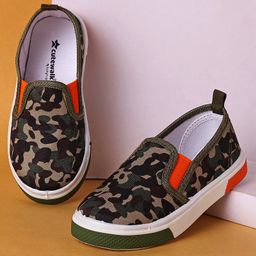 Cute Walk by Babyhug Slip On Casual Shoes Camo Print - Green-image-64