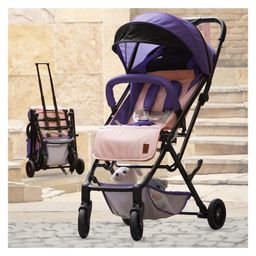Lifelong 360° Rotation & Ergonomic Design Stroller withHandle Adjustable Backrest - Blue-17