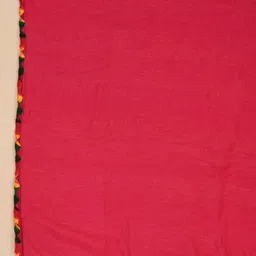 Span Geometric Yoke Design Thread Work Pure Cotton A-Line Kurta With Trouser And Dupatta image 5