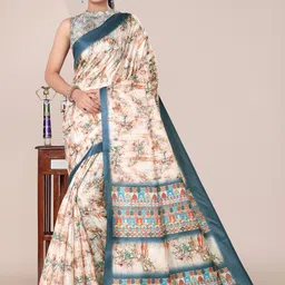 SIMPLYETHNIC Ethnic Motifs Printed Bagh Saree-picture-47