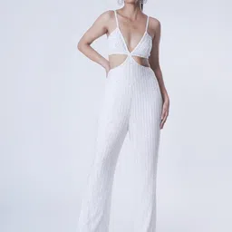 UPGRADE Basic Jumpsuit with Embellished-3