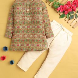BAESD Boys Ethnic Motifs Printed Kurta with Pyjama-54