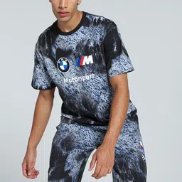PUMA Motorsport Men BMW M Abstract Printed T-shirt-image-46