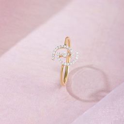 Mia by Tanishq Women 14KT Gold & Diamond Finger Ring 1.34 g-image-53