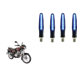 Cartronics Pencil Type Blue LED Indicator for Bajaj Discover 125(Pack of 4 Pcs)-28
