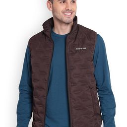 JUMP USA Men Windcheater and Water Resistant Outdoor Quilted Jacket-image-49