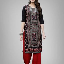 Ethnic Basket Cotton Embroidered Kurta-picture-0
