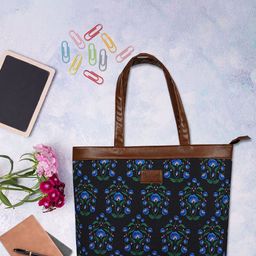 Happening Hippo Floral Printed Shopper Shoulder Bag-52