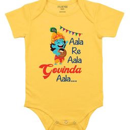 FFLIRTYGO Infants Janmashtami Printed Cotton Bodysuit-image-27