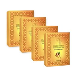 Golden Treez Set Of 4 Turmeric Glycerin Soap - 115 g Each-36