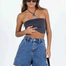 KPOP Women Solid Mid-Rise Regular Fit Shorts-image-48