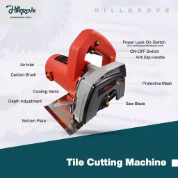 Hillgrove HGCM246M1 1050 W Cutting Saw Machine Combo, HGCM507 image 2