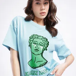 glitchez Mood Shift Relaxed Fit Graphic Printed T-shirt-image-18