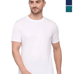 TQH Pack Of 3 Round Neck Dry Fit Slim Fit T-shirts-picture-37