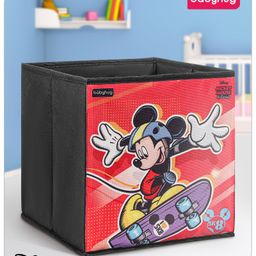 Babyhug Disney Foldable Storage Bin Skating Mickey Theme- Black-25