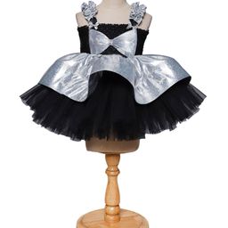 TINY MINY MEE Sleeveless Bow Applique & Smock Detailed Dress - Black-image-41