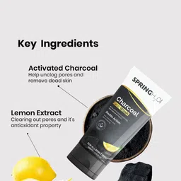 Spring H2O Set Of 2 Rice Water & Charcoal Face Wash- 100 ml Each image 4