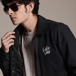 Roadster The Lifestyle Co. Printed Detail Tailored Jacket-image-55