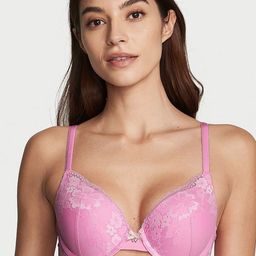 Victoria's Secret Floral Bra Full Coverage Underwired Heavily Padded-picture-35