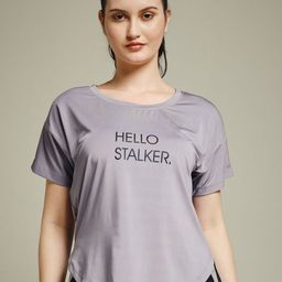 MKH Typography Printed Drop-Shoulder Sleeves Dri-FIT Relaxed Fit T-shirt-image-91