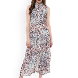 StyleStone Women White Printed Maxi Dress-image-69