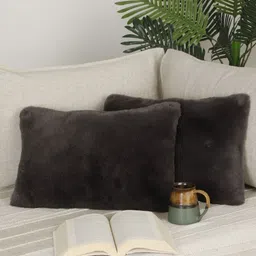 NISRAG HOME Black 2 Pieces Rectangle Cushion Covers-image-61