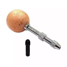 A.D INTERNATIONAL Wood Ball Head Pin Vice Hand Chuck with 0-2.5 mm Collet Capacity and 3 inch (75 mm) Overall Length, NR-AINF-LI3I (Pack of 3 Kit)-picture-33