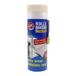 ABRO Roller Masker Tape Crepe Paper White 550 mm x 15 m, MSK-RLR-550X15-48 (Pack of 48)-image-22