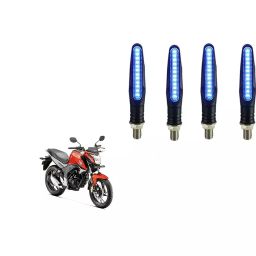 Cartronics Pencil Type Blue LED Indicator for Honda CB Hornet 160 R(Pack of 4 Pcs)-45