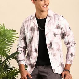 Mast & Harbour Abstract Printed Casual Shirt-image-46
