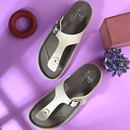 El Paso Women Open Toe Flats-image-75