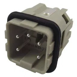 Harting Heavy Duty Connector Inserts / Modules INSERT, PLUG, HAN A, 18-14 AWG, 4+E WAY, 0920 004 2611-1