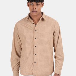 Blu MNKY Men Smart Slim Fit Checked Casual Shirt-image-96