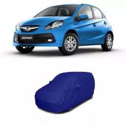 Oscar Car Cover Blue and Grey For Honda Brio-37
