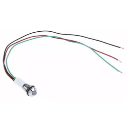RS PRO Panel Mount Indicator 24V DC, Mounting Hole Size 8 mm, Termination Type Lead Wires, IP Rating IP67, Model No 7239488 image 3