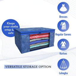 Aura Blue Set of 6 Regular Multi-Utility Organisers image 4