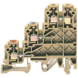 RS PRO Brown DIN Rail Terminal Block 0.2-2.5 mm² Triple-Level, 501667-picture-19